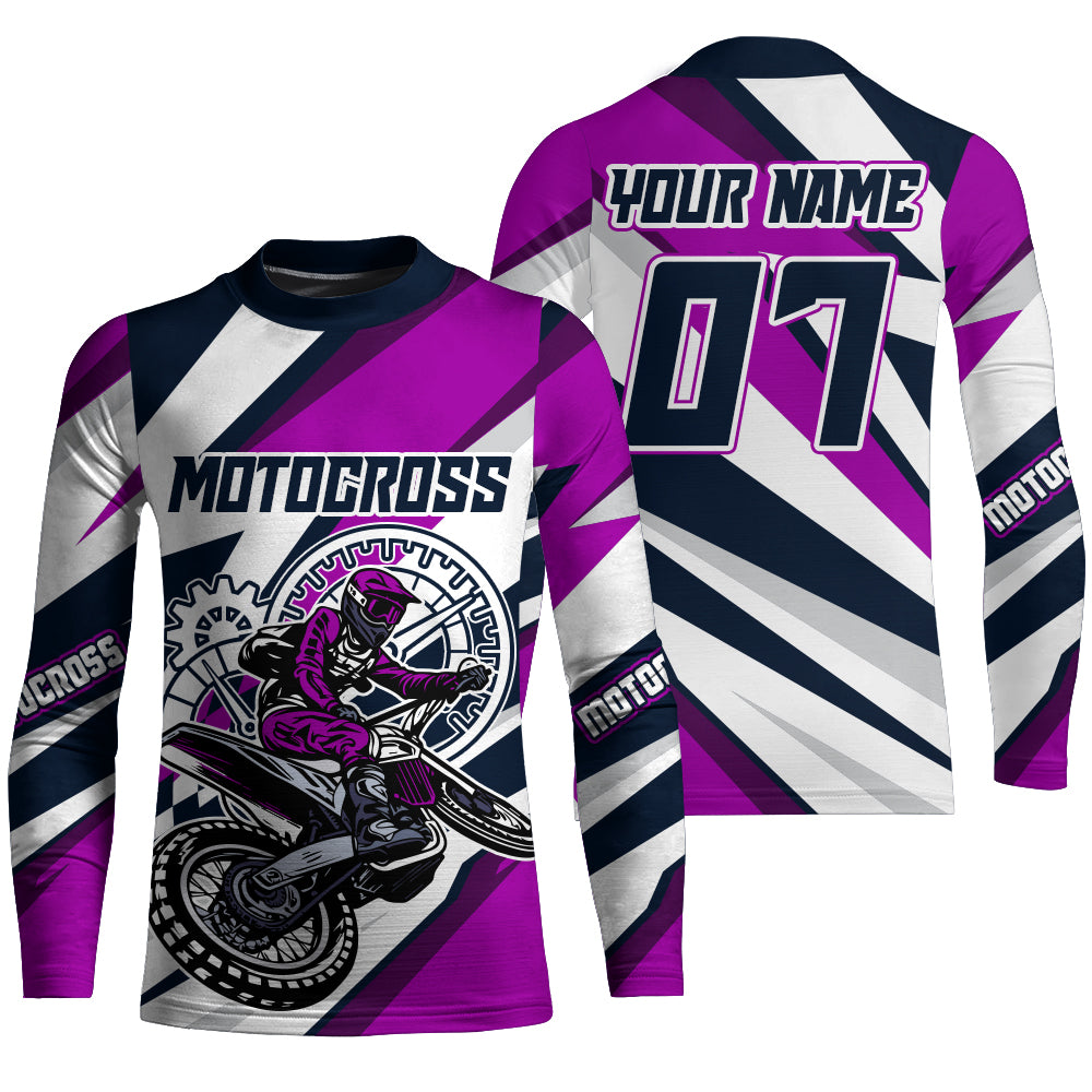 Custom Motocross Jersey Upf30+ Youth Men Women Kid Dirt Bike Shirt Racing Off-Road XM30