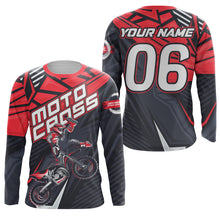 Load image into Gallery viewer, Custom Motocross Jersey Men Women Kid Upf30+ Dirt Bike Shirt Motocross Racing Jersey XM40