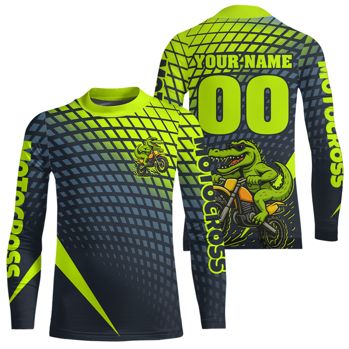 Aligator Motocross Racing Jersey Custom Dirt Bike Shirt Kid Women Men Off road Shirts XM377
