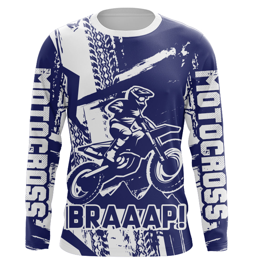 Custom Motocross Jersey UPF30+ Dirt Bike Brap MX Racing Jersey Adult&Kid Youth Motorcycle Shirt XM92
