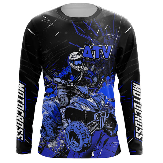 ATV Motocross Jersey Men Kid UPF30+ Custom Quad Bike Shirt Off-Road ATV MX Racing Jersey MX05