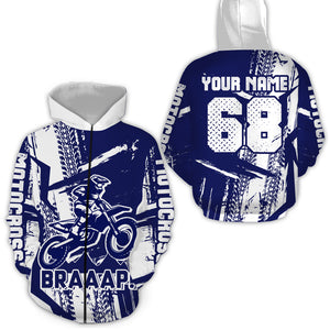 Motocross Racing Hoodie Jersey For Men Women Motorcycle Dirt Bike Hoodie Zip Shirt MH78