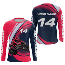 Load image into Gallery viewer, Custom Eagle ATV Riding Jersey Pink and Blue Quad Bike Jersey for Kid Men Women MX103