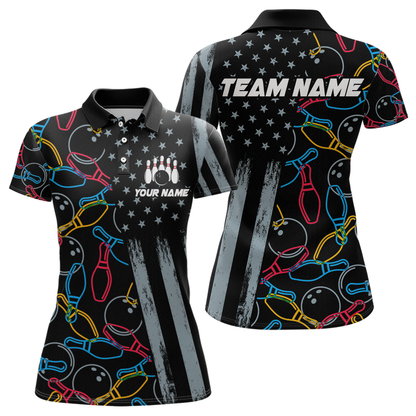 Customize Bowling Shirts for Men Women and Team Bowling Polo & 1/4 Zip Shirt MBL52