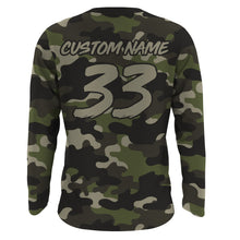 Load image into Gallery viewer, Camo Racing Jersey UPF30+ Motocross Shirt Off-road Dirt Bike Jersey Youth Men Jersey XM183