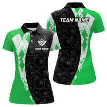 Load image into Gallery viewer, Green 8 Ball Billiard Shirts for Women Billiard Team Shirts Billiard League for Polo &amp; 1/4 Zipper NNT84