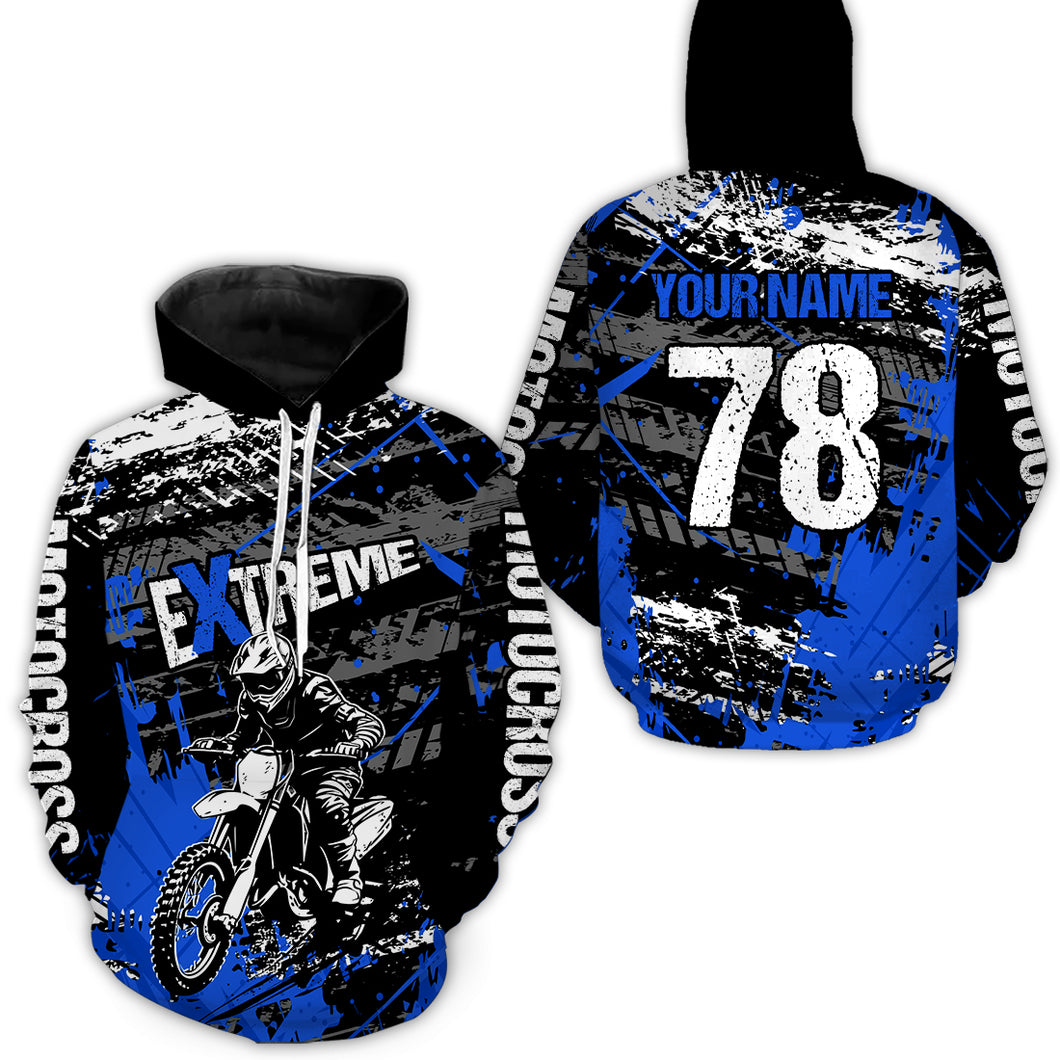 Custom Motocross Hoodie Jersey Youth Dirt Bike Motorcycle Hoodie Shirt for Men Women HOT01