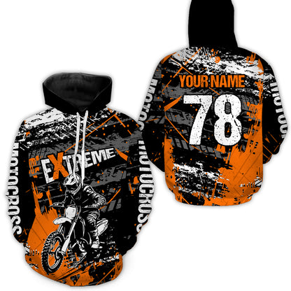 Custom Motocross Hoodie Jersey Dirt Bike Motorcycle Hoodie Shirt for Kid Men Women HOT01