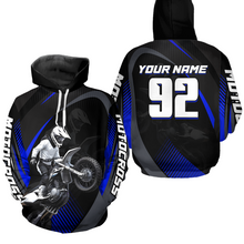 Load image into Gallery viewer, Personalized Racing Hoodie Youth Dirt Bike Motocross Hoodie Shirt for Men Women HOT11