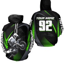 Load image into Gallery viewer, Personalized Racing Hoodie Youth Dirt Bike Motocross Hoodie Shirt for Men Women HOT11