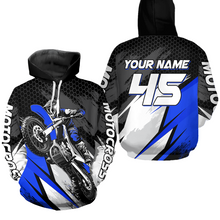 Load image into Gallery viewer, Custom Dirt Bike Hoodies Motocross Hoodie Sweatshirts for Men Women Kid Motorcycle Hoodie HOT15