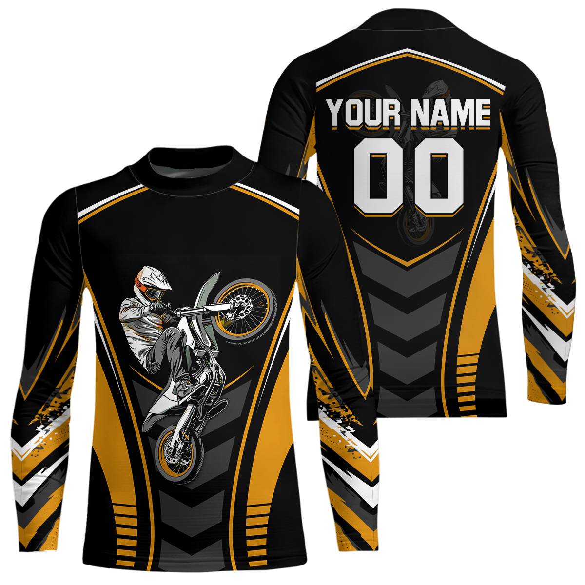 Orange Youth Dirt Bike Jersey MX Off-Road Motocross Shirt Racing Shirt Kid Men Women DNT55