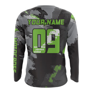 Adult&Kid Custom Dirt Bike Jersey Motocross Jersey Upf30+ Motocross Shirt| CTP81