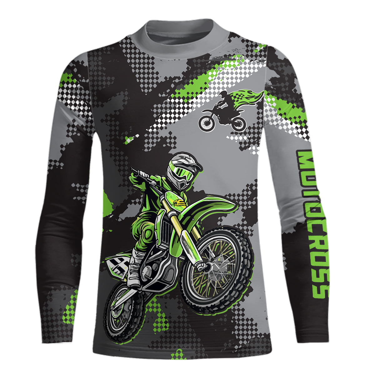 Adult&Kid Custom Dirt Bike Jersey Motocross Jersey Upf30+ Motocross Shirt| CTP81