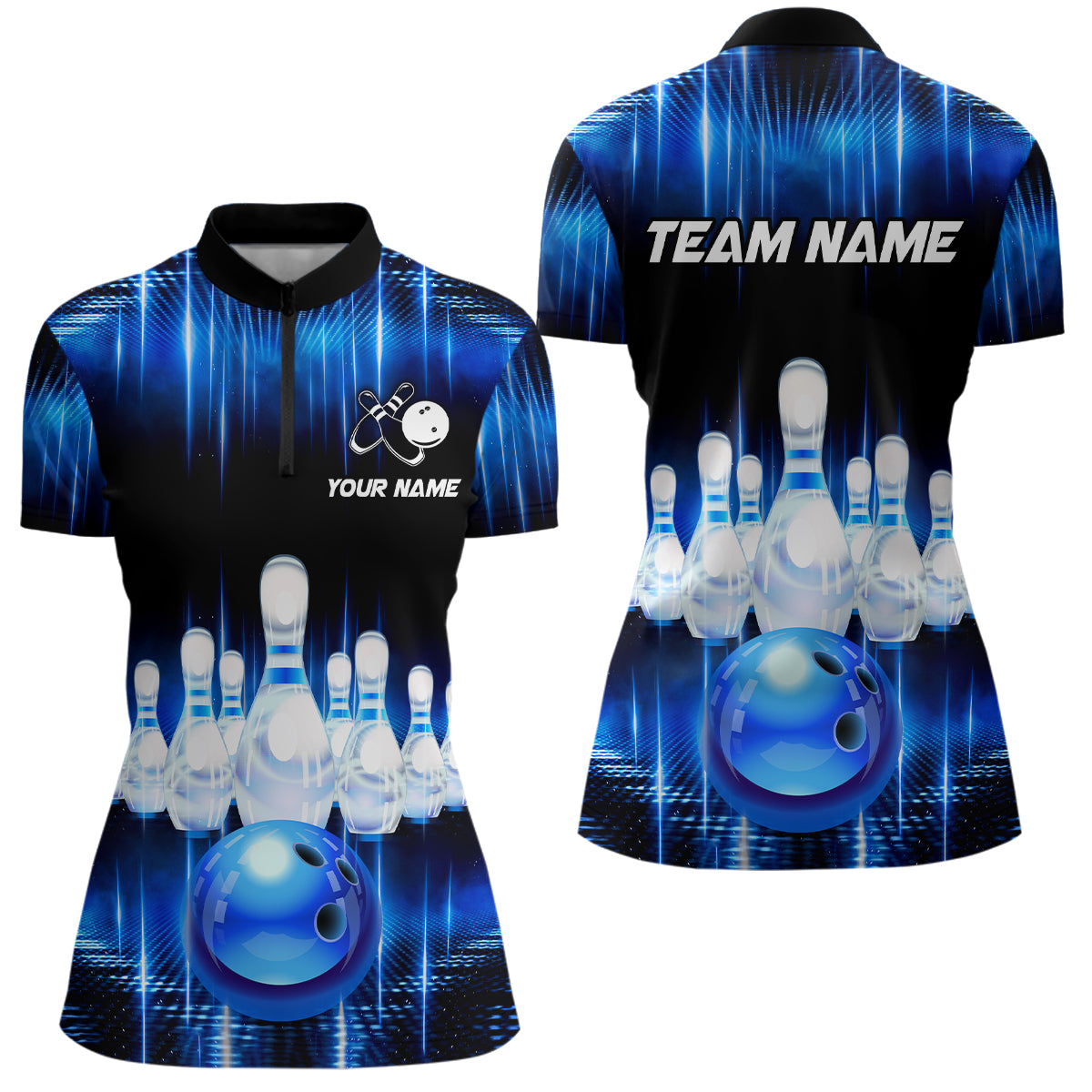 Bowling Jersey Men And Women Custom Bowling Shirts Unisex Polo Bowling Team Shirt CP18