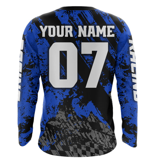 Motocross Jersey Upf30+ Custom Dirt Bike Jersey Mens Women Off-Road Jersey Adult&Kid| CTP46