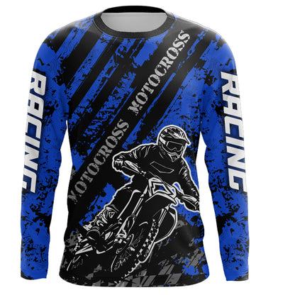 Motocross Jersey Upf30+ Custom Dirt Bike Jersey Mens Women Off-Road Jersey Adult&Kid| CTP46