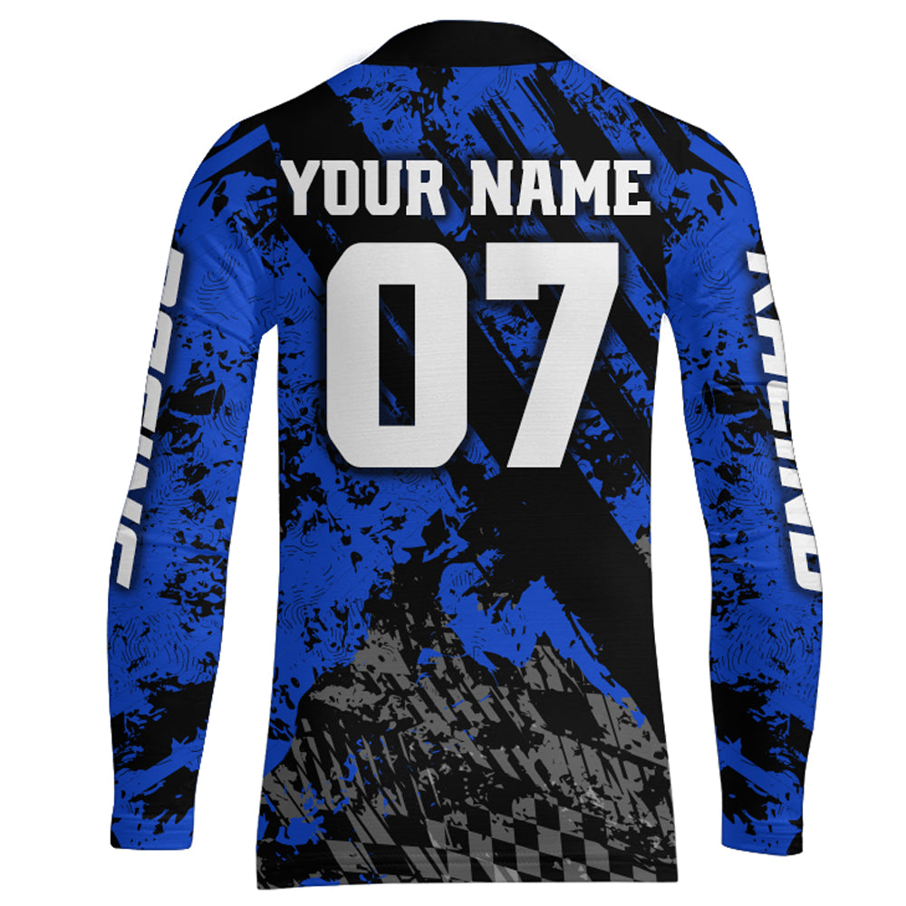 Motocross Jersey Upf30+ Custom Dirt Bike Jersey Mens Women Off-Road Jersey Adult&Kid| CTP46