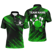 Load image into Gallery viewer, Green Bowling Jersey Men And Women Custom Bowling Shirts Unisex Polo Bowling Team Shirt CP17