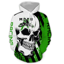 Load image into Gallery viewer, Custom Dirt Bike Hoodie Skull Motocross Hooded Jersey Mens Women Youth Motorcycle Hoodie| CTP41