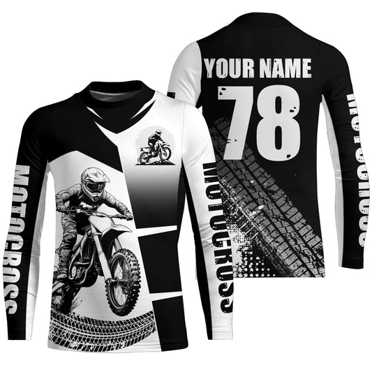 Custom Dirt Bike Jersey Motocross Jersey Upf30+ Mens Women Motocross Shirt| CTP18