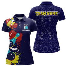 Load image into Gallery viewer, Bowling Jersey Men And Women Custom Bowling Shirts Colorful Unisex Polo Bowling Team Shirt CP19