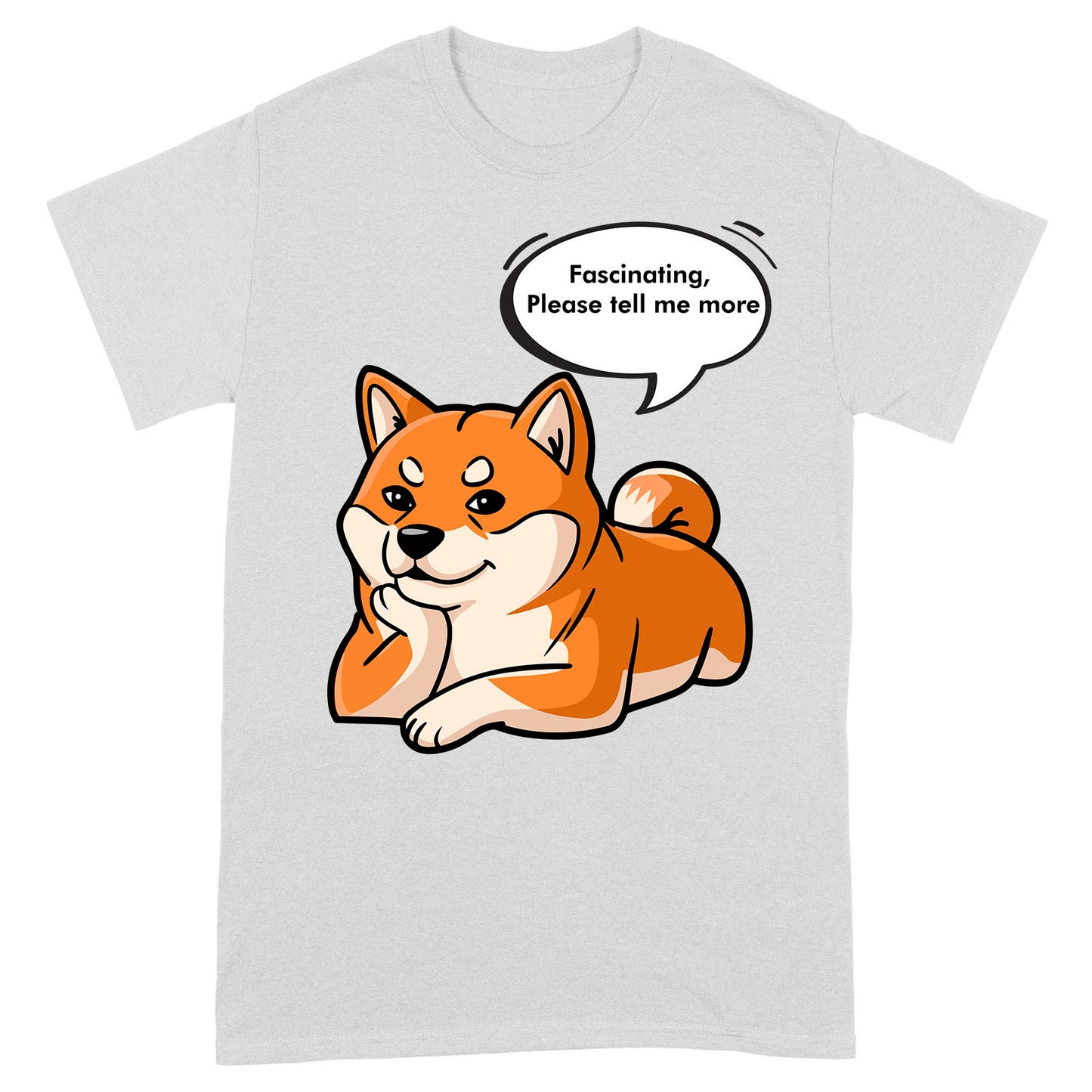 Funny Shiba Inu Dog Unisex Standard T-Shirt, Shiba Inu Funny Tee For Dog Lover IPHW9364