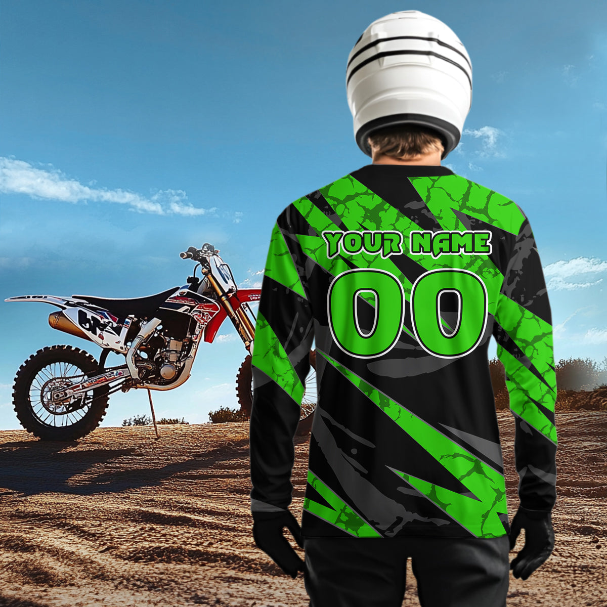 Custom Aligator Motocross Racing Jersey Dirt Bike Shirt Kid Women Men Off road Shirts XM380