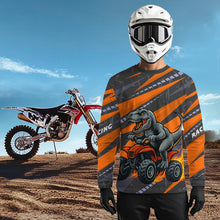 Load image into Gallery viewer, Dinosaur ATV Racing Jersey Custom ATV Riding Shirt Quad Bike ATV Jersey for Kid Adult MX121