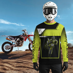 Lime Green Motocross Jersey Men Kid Women Custom Racing Dirt Bike Racing Shirt XM339