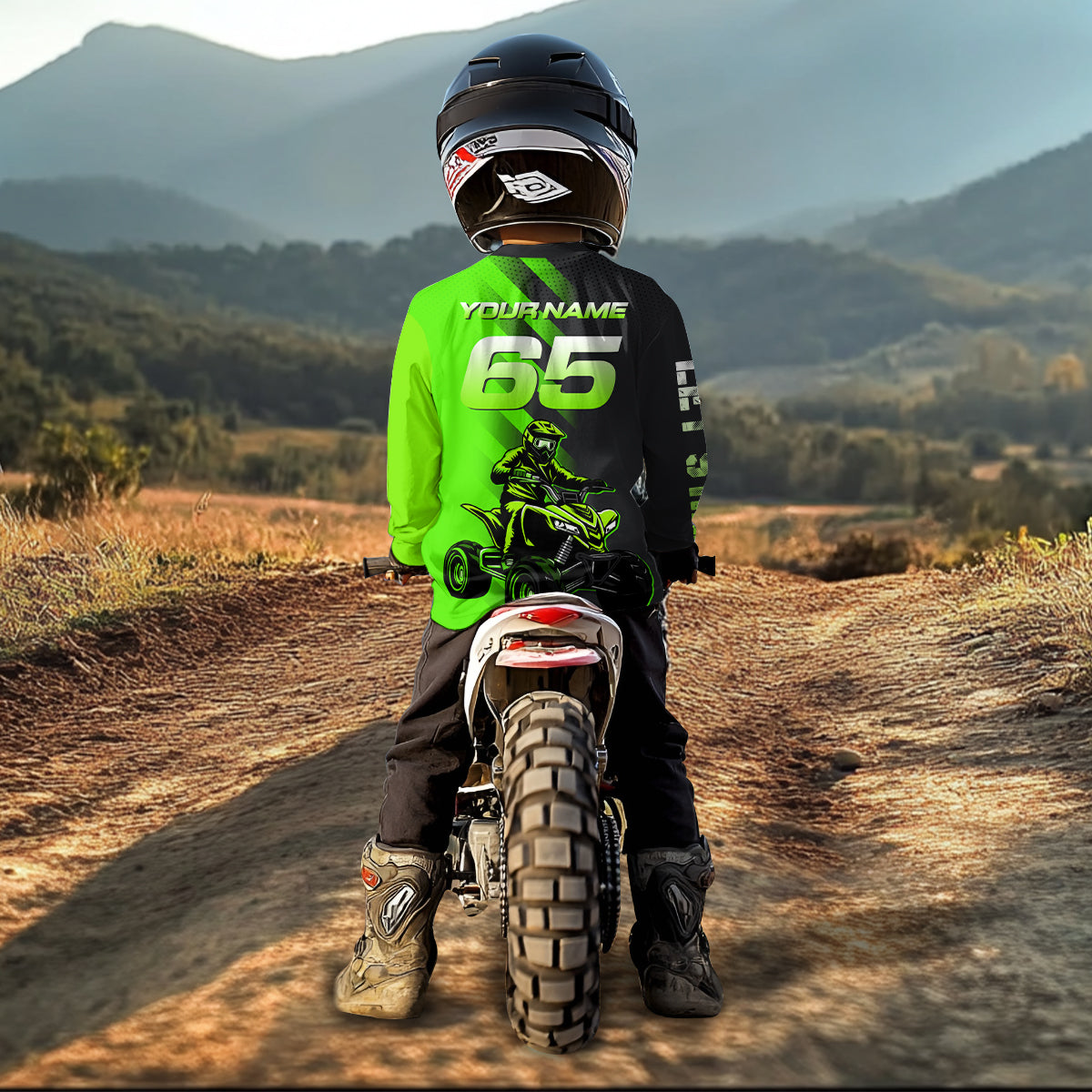 ATV Motocross Racing Jersey Custom ATV Shirts Kid Women Men ATV Quad Jersey MX108