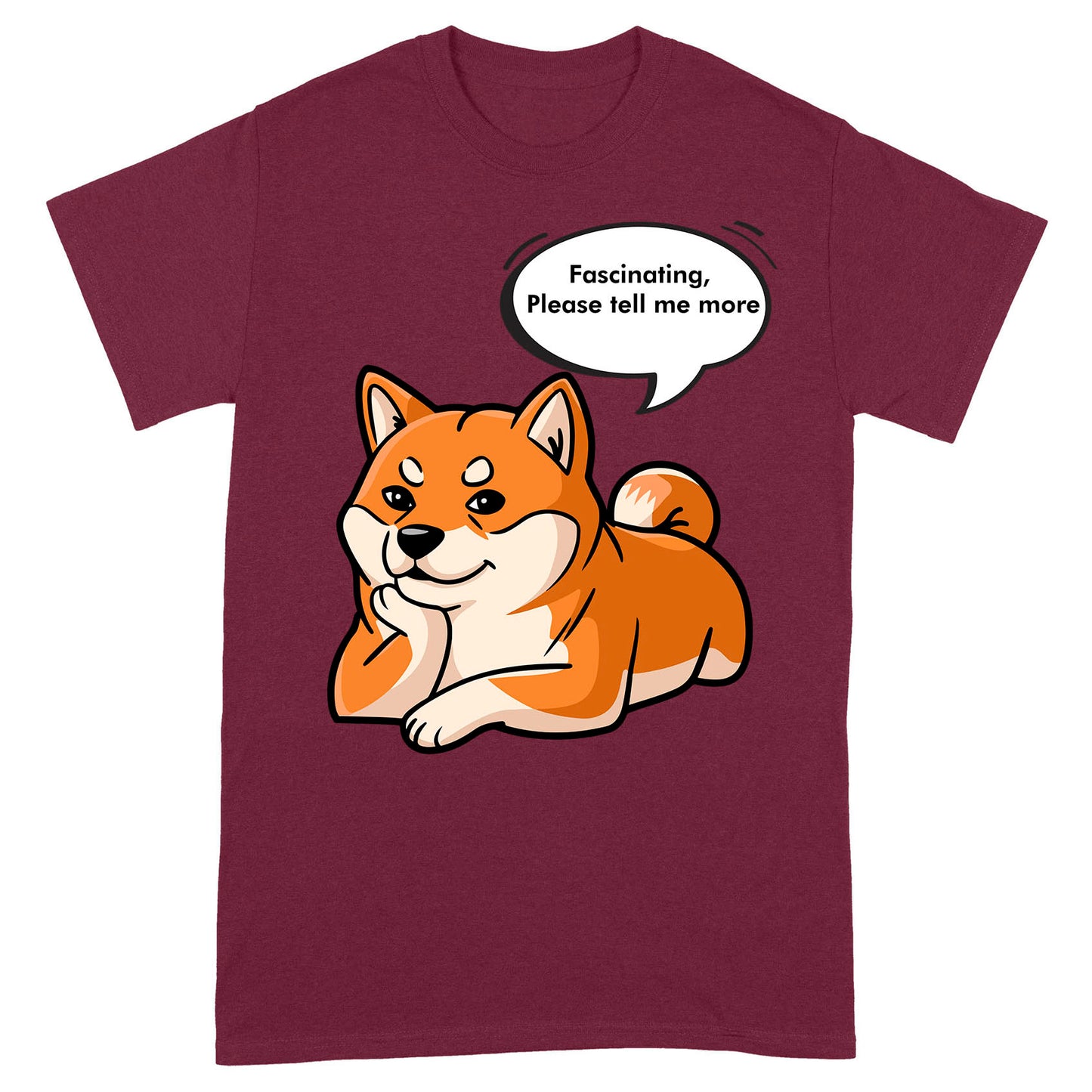 Funny Shiba Inu Dog Unisex Standard T-Shirt, Shiba Inu Funny Tee For Dog Lover IPHW9364