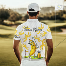 Load image into Gallery viewer, Funny Banana Pattern Golf Men's Polo Shirt, Team Golf Clothes, Golf Gifts NBT610