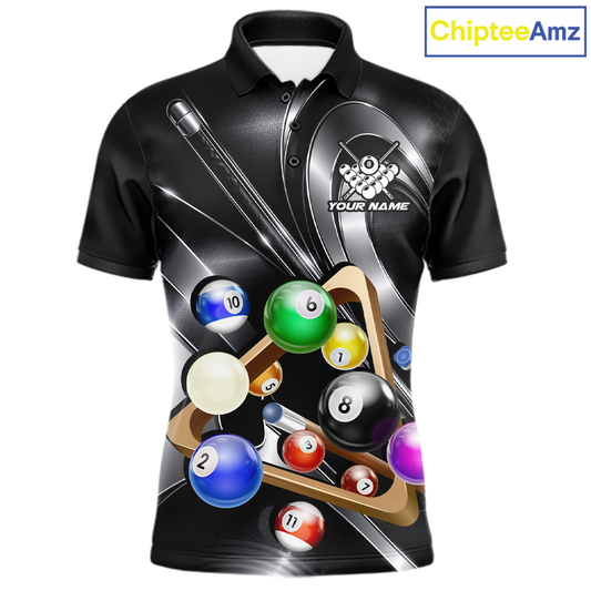 Custom Ball Pool Shirts Grey Billiard Shirt for Men Billiard Team Jersey Billiard League NNT180