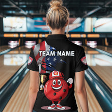 Load image into Gallery viewer, Custom Funny Bowling Jersey for Women Bowling Team Shirts Bowling Uniform Polo &amp; 1/4 Zip HNT159