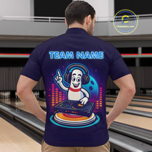 Load image into Gallery viewer, Funny Bowling Pins Music Shirt Custom Neon Bowling Jersey for Men Polo &amp; 1/4 Zip Bowling Gift QZT790