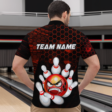Load image into Gallery viewer, Angry Pin Red Bowling Shirts Custom Bowling Jersey for Men Women and Team MBL69