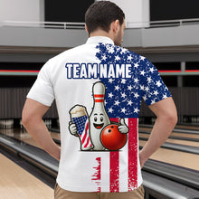 Load image into Gallery viewer, Custom Beer Bowling Shirts 1/4 Zip American Beer Bowling Jersey for Men QZT444