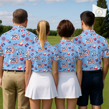 Load image into Gallery viewer, America 250th Anniversary Golf Polo Shirt For Men, Patriotic USA Golf Shirts, Independence Golf Gift NHN0232