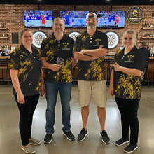 Load image into Gallery viewer, Personalized Funny Beer Cheer And Play Darts Polo &amp; 1/4-Zip Shirt For Women Beers Dart Team Jerseys NYN2946
