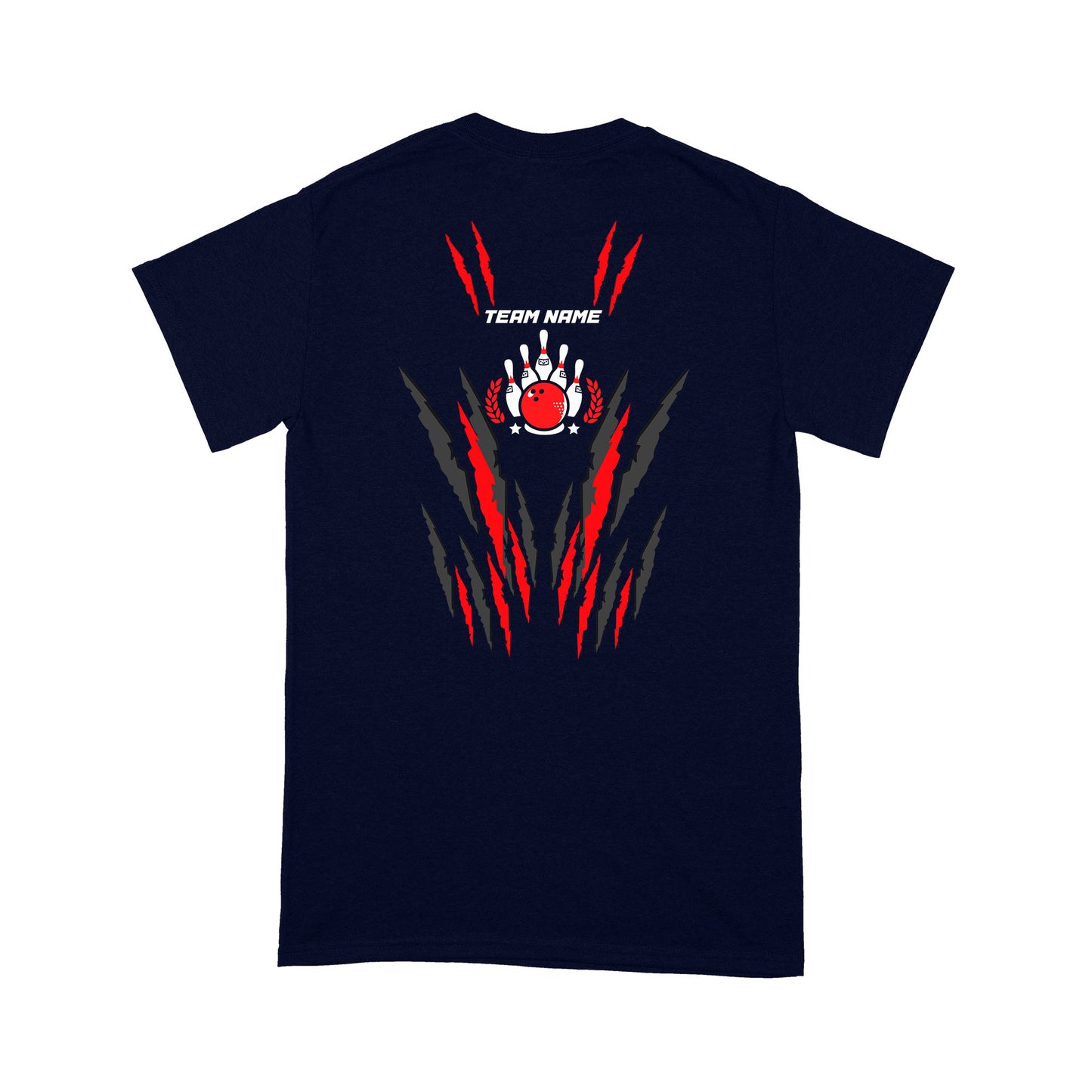Flame Bowling Custom Name and Team Name Bowling T-Shirt, Gift For Bowlers D02 NQS9900