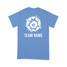 Load image into Gallery viewer, Funny 8 Ball Pool Billiard T-Shirt Custom Billiard Team Shirt, 8 Ball T Shirts For Pool Player TDM3895