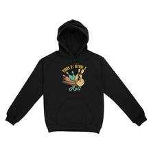 Load image into Gallery viewer, Funny Bowling Retro This is How I Roll Unisex Standard Hoodie NQS8692