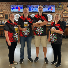 Load image into Gallery viewer, Custom Purple Funny Beer Darts Board Dart Shirts For Women Darts Team Jerseys Dart Tournament NNT120