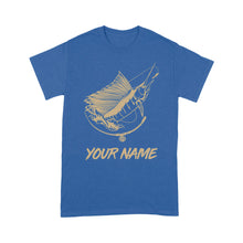 Load image into Gallery viewer, Custom Marlin Saltwater Fishing T Shirts, Personalized Fishing Shirts FFS - IPHW453
