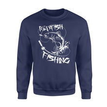 Load image into Gallery viewer, Redfish fishing fly fishing - Standard Fleece Sweatshirt