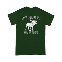 Load image into Gallery viewer, Live Free or Die New Hampshire - Standard T-shirt D03