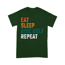 Load image into Gallery viewer, Funny Disc Golf Shirt eat sleep Disc golf repeat, disc golf gifts T shirt D01 NQS4626