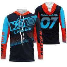 Load image into Gallery viewer, Moto Cross custom jersey UPF30+ men women kids dirt bike racing off-road motorcycle riders outfits NMS1008