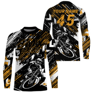 Custom BMX jersey UPF30+ adult kid bike shirts Extreme cycling racewear Bicycle motocross clothes| SLC37